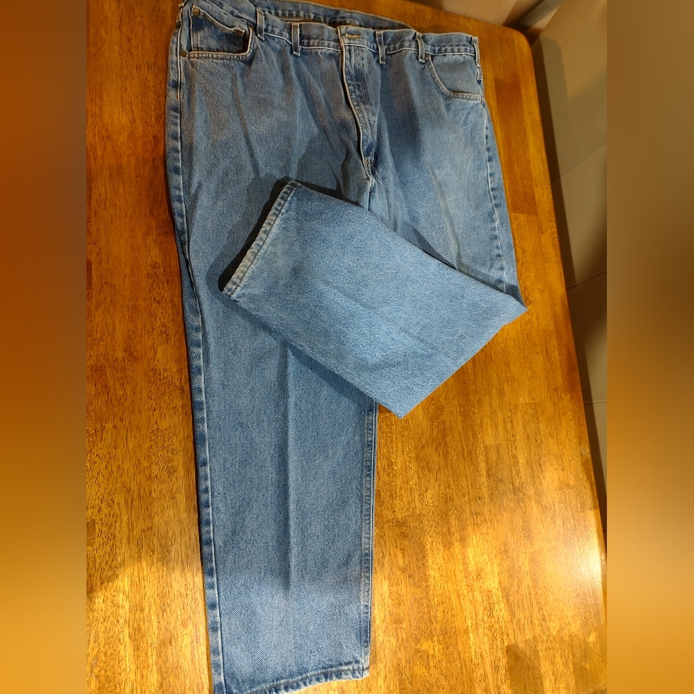 Men's Carhartt 5-pocket blue jeans size 50 x30 - Picture 4 of 8